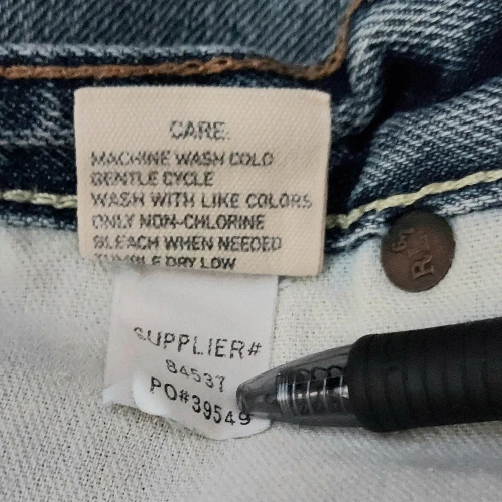 Polo Ralph Lauren Jeans Men's 34x32 Vintage 67 Straight Blue Medium Washed Denim